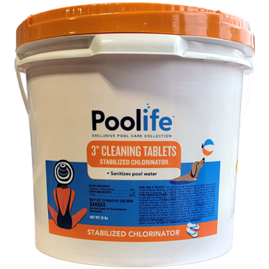 Poolife 3" Clean Tabs 25lb