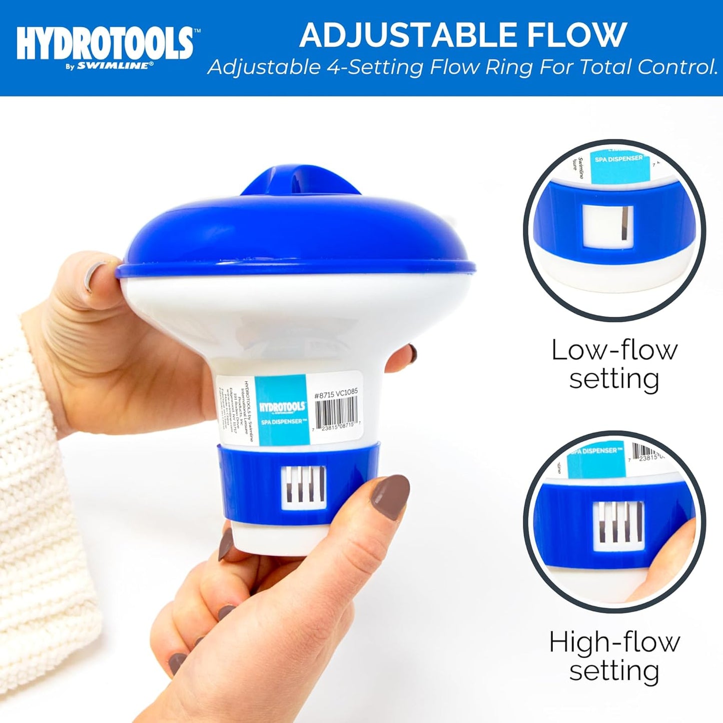 HydroTools Mini Tablet Floating Spa Chemical Dispenser