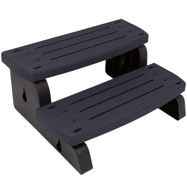 Waterway Plastics 33-Inch Black Spa Step – Durable, Non-Slip, Easy Assembly