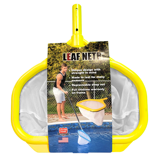 18" Leaf Netr Pool Skimmer – Heavy-Duty Fine Mesh Rake