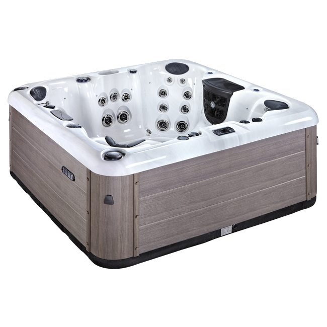 Stealth 7B Hot Tub – Sterling Gray