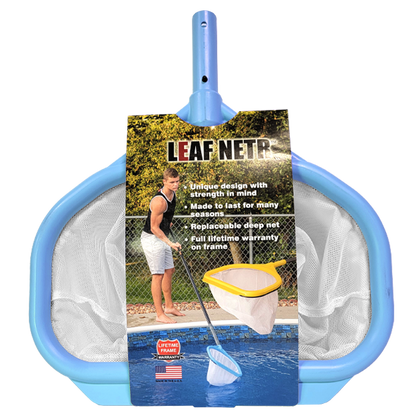 18" Leaf Netr Pool Skimmer – Heavy-Duty Fine Mesh Rake