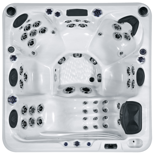 Stealth 7L Hot Tub – Sterling and Gray